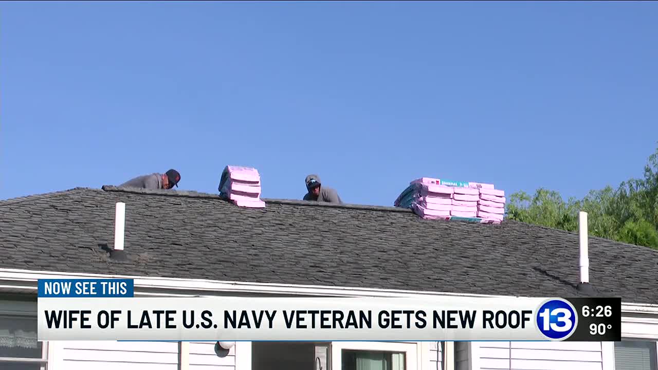 Wife of late Navy veteran given a new roof - Vimarsana News