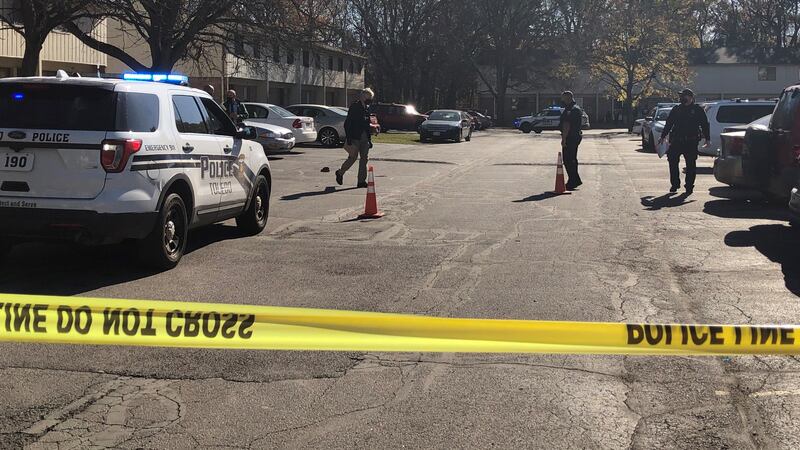 Toledo Police have taped off an area in the 900 block of Byrneport Dr. on Tuesday, Nov. 3.
