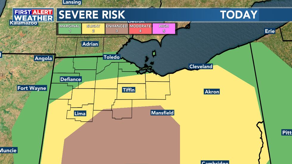Southern Counties Have Highest Severe Threat
