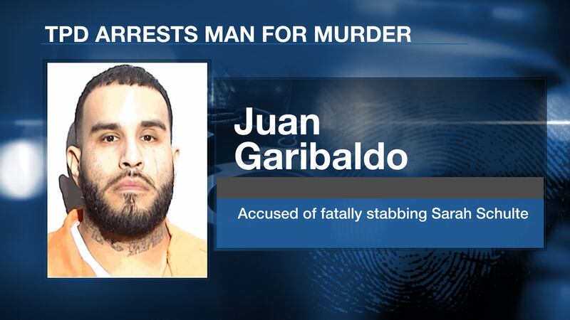 Juan Garibaldo, 36, is facing murder charges for stabbing and killing Sarah Schulte, 39,...