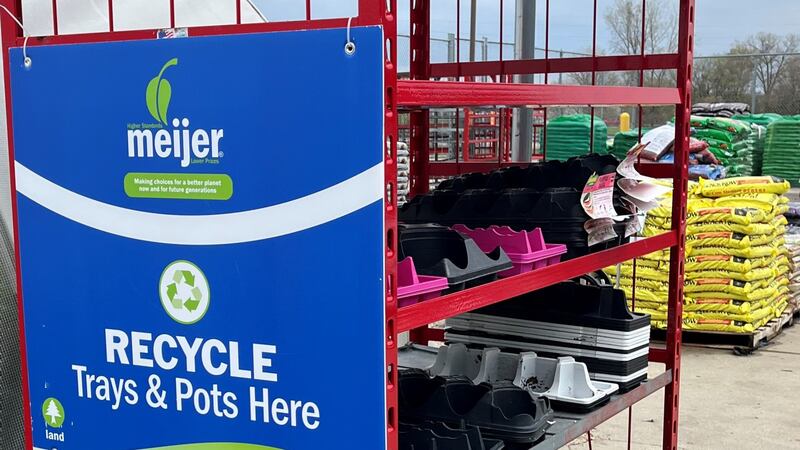 Meijer Garden Centers are now offering recycling services to customers.