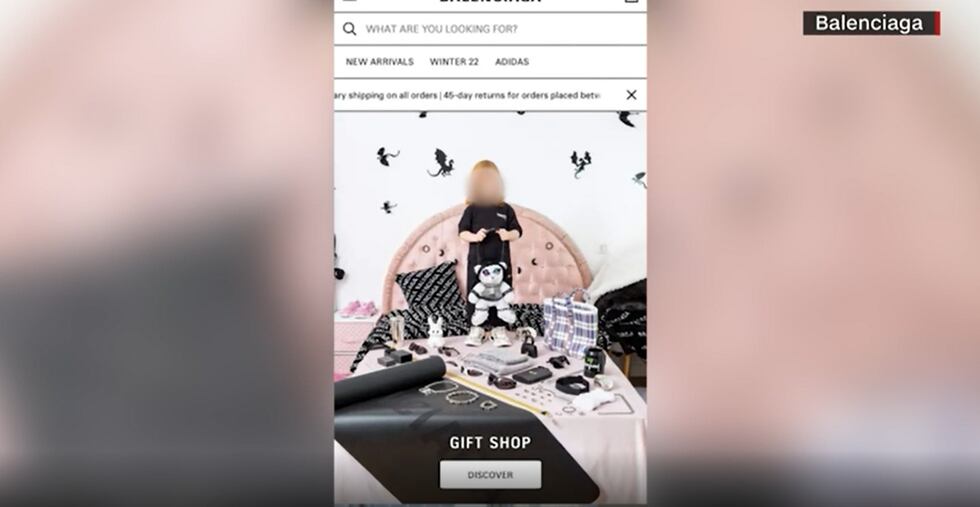 Luxury fashion house Balenciaga used an ad campaign that featured children cuddling teddy...