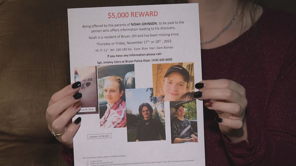 Family members are offering a $5,000 reward for information that leads to Noah Johnson.