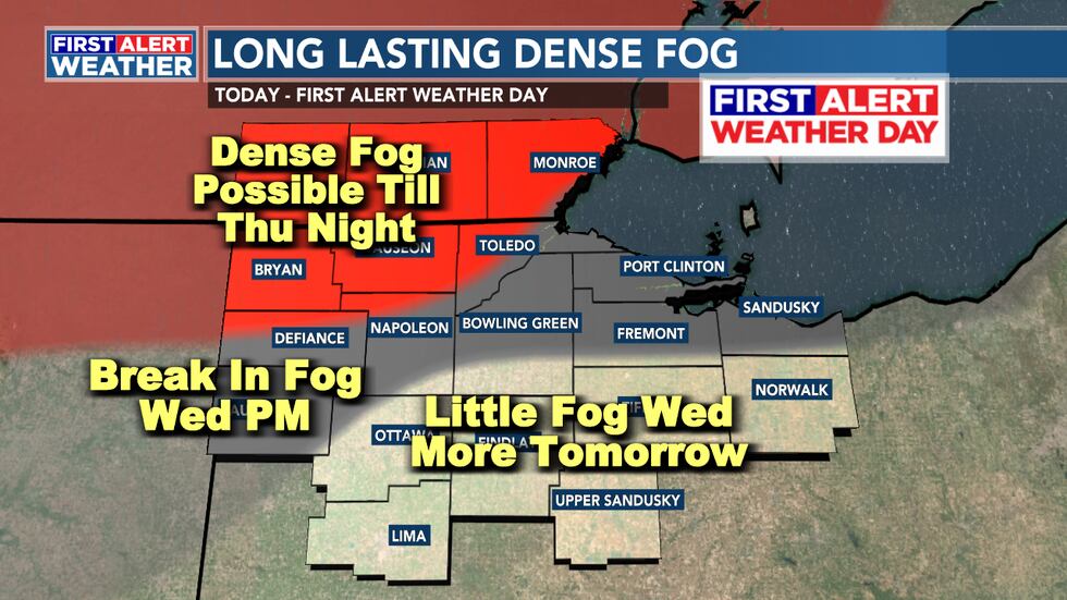 Dense fog